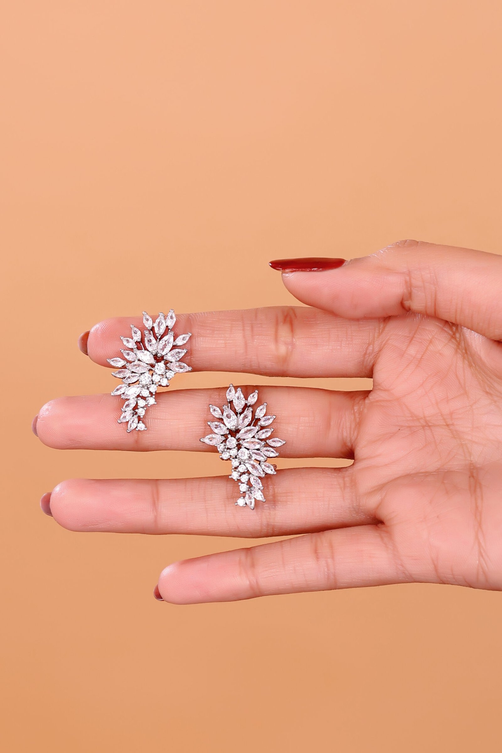 Exquisite Luxurious Pearl Flower Earrings, Designed to Reflect Your Unique Beauty with Timeless Elegance and Grace - Image 6