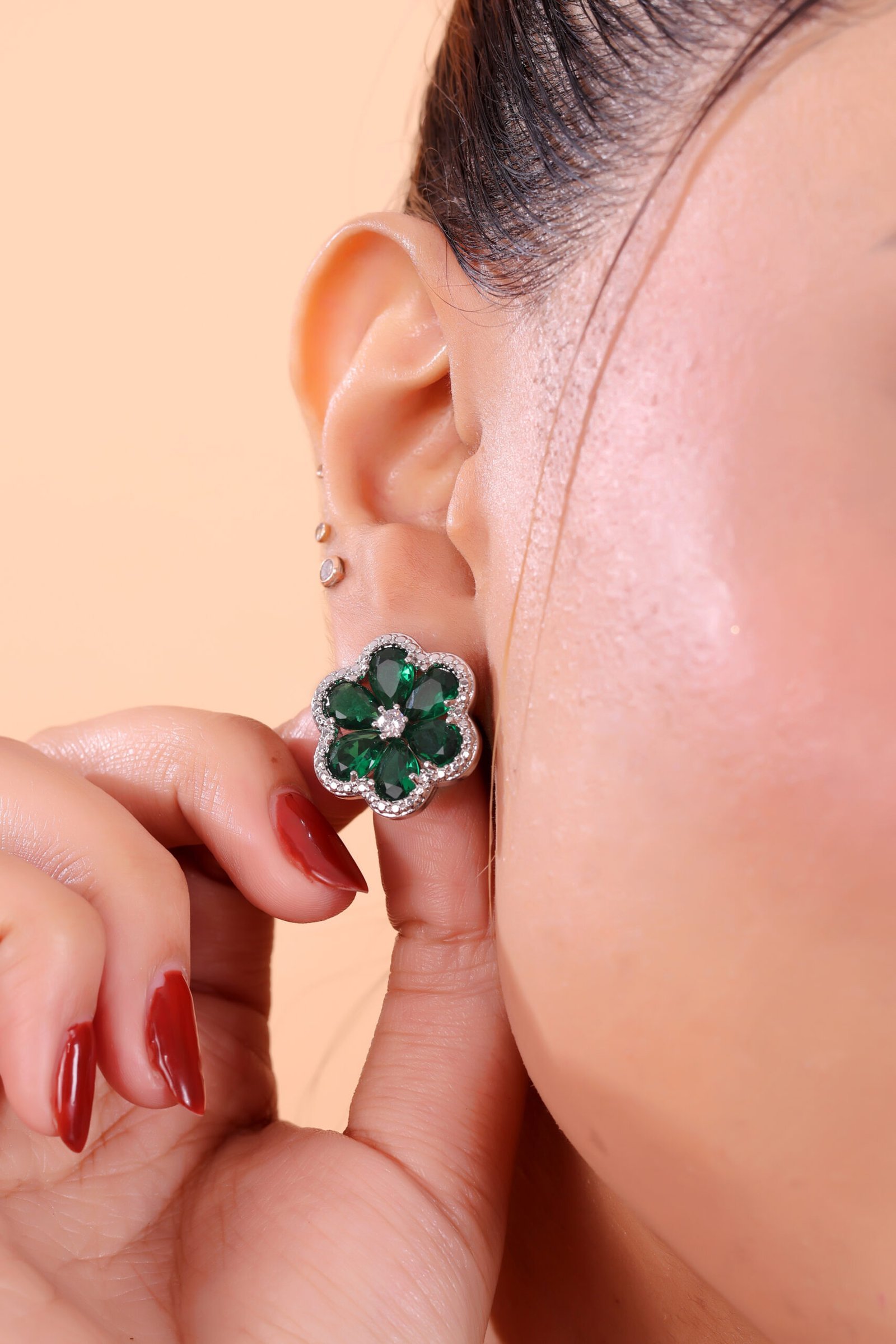 Bridal Jewelry Set for Wedding Earrings & Necklace Set Crystal - Image 4