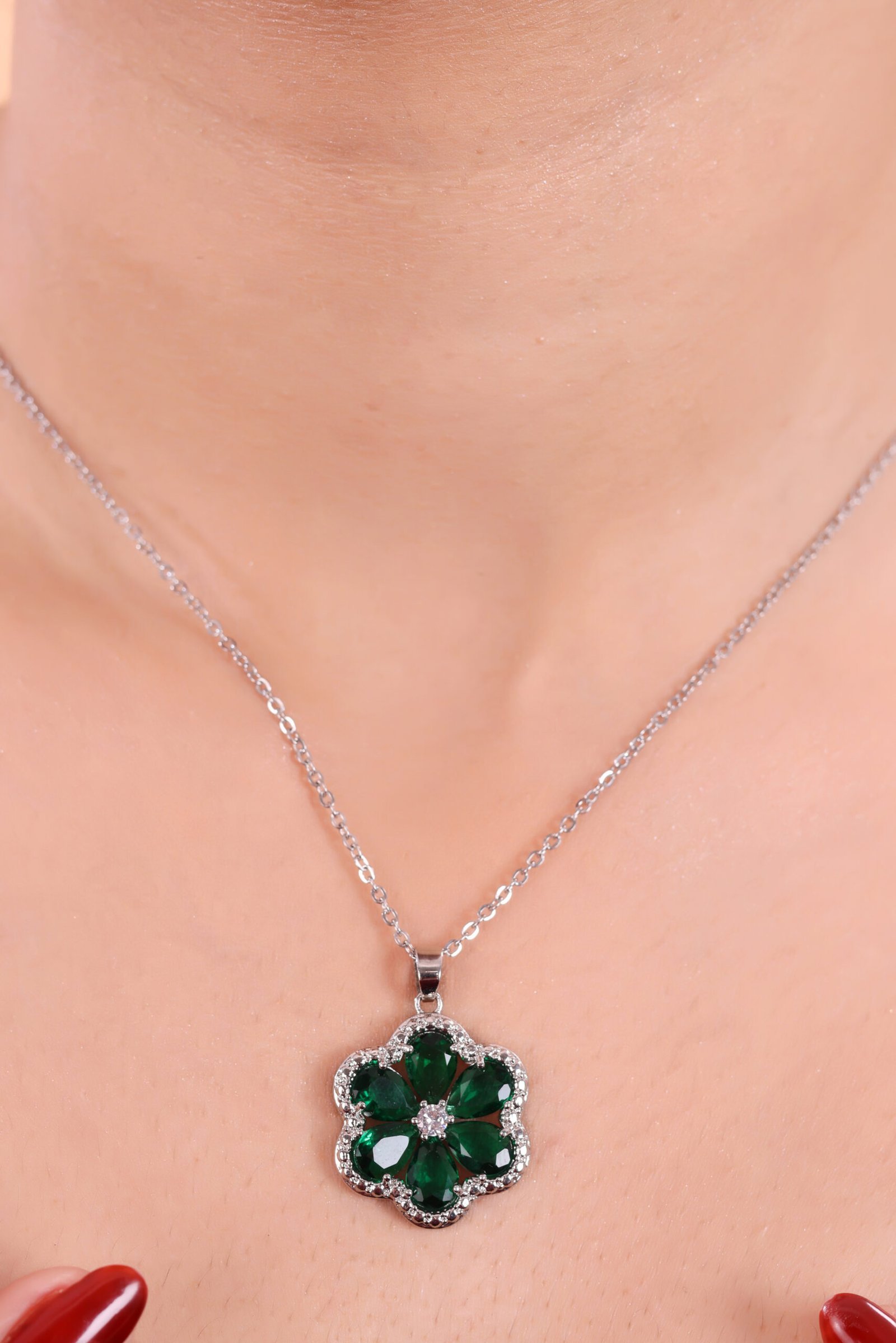 Bridal Jewelry Set for Wedding Earrings & Necklace Set Crystal - Image 6