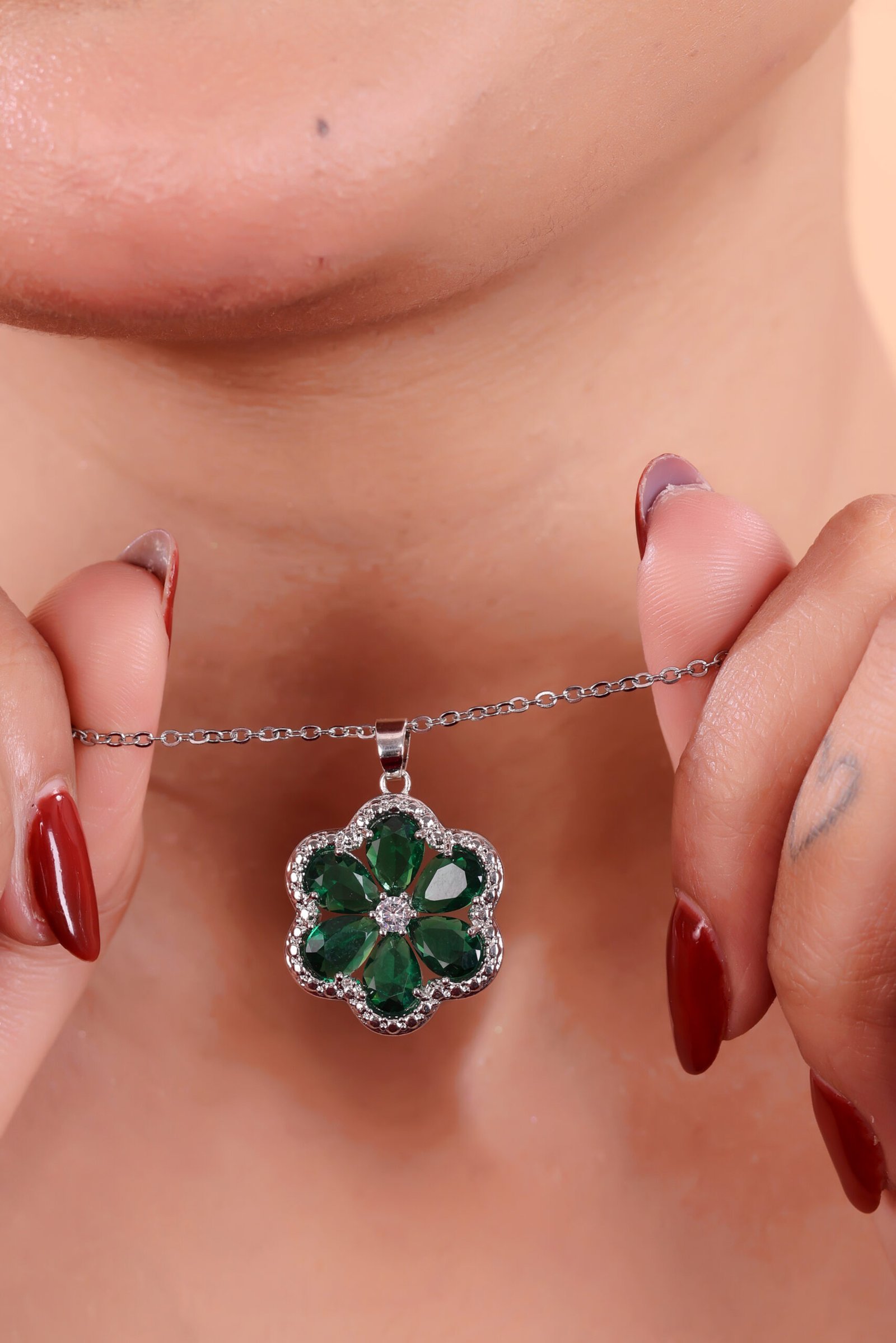 Bridal Jewelry Set for Wedding Earrings & Necklace Set Crystal - Image 7